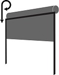 Rolling garage door action
